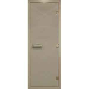 Дверь для хамама DoorWood Alum сатин 80х200 см