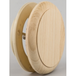 Клапан "Sauna wood" (древесина абачи) D=100мм