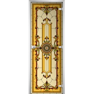 Дверь межкомнатная серия Stained Glass-12