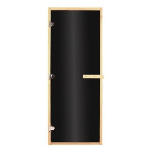 Дверь стекло Бронза BLACK 190х70 (8мм, 3 петли 716 CR) (ОСИНА)