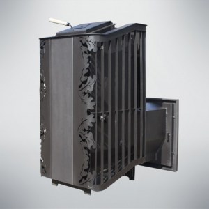 Дровяная печь Варвара Мини Терма-Каменка Панорама удлиненная топка