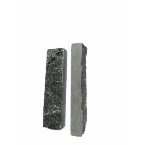 Рваный камень плитка талькохлорит 200х50х20 мм упаковка 0,4м2 (отгружается упаковками)